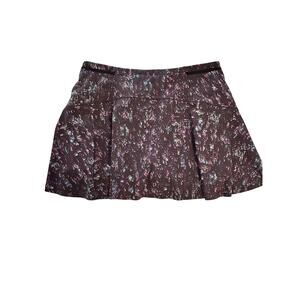 Athleta Speckled Black Tennis Skort Size Medium